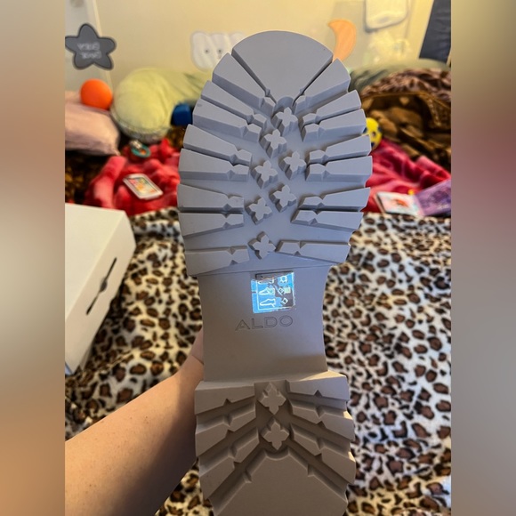 Grey Combat Boots - Picture 5 of 5